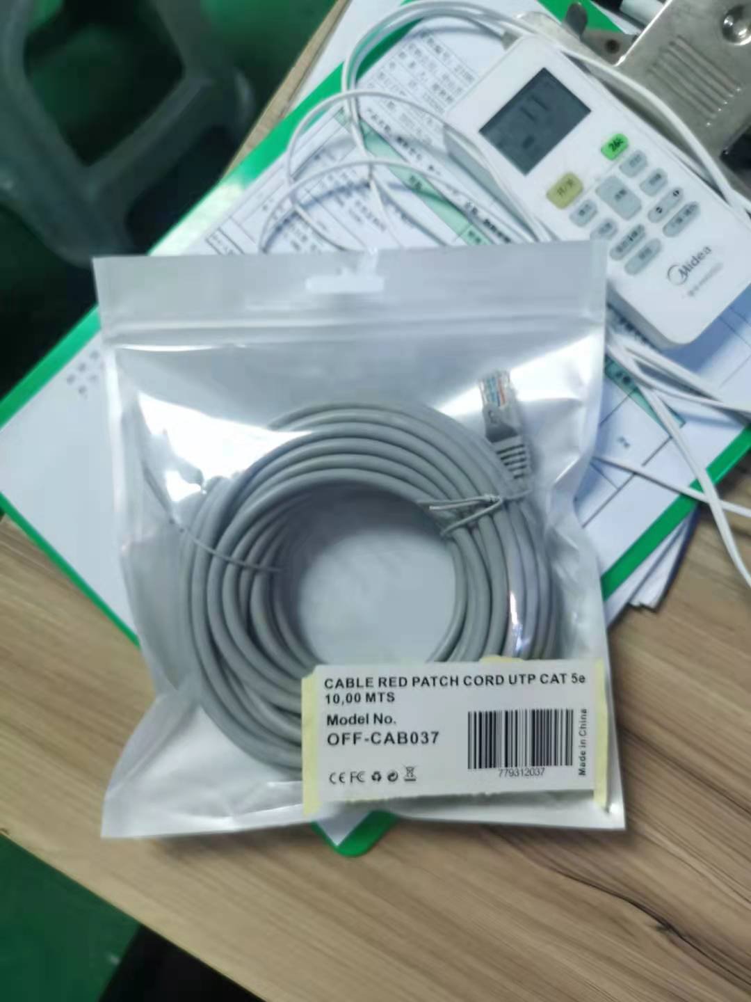 CABLE RED PATCH CORD UTP CAT5E  3.0 MTS NM-C04 3 NETMAK